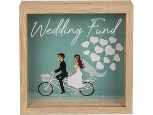 Κουμπαράς - κορνίζα ξύλινος Wedding Fund Υ20x20x5εκ. - Ανακάλυψε Κουμπαράδες για να κάνεις την αποταμίευσή σου με στυλ από το Oikonomou-shop.gr.