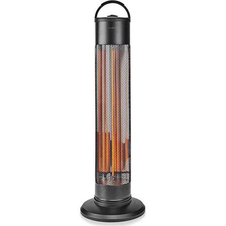 Επιδαπέδια ηλεκτρική θερμάστρα Nedis με carbon tube στήλη 1200W