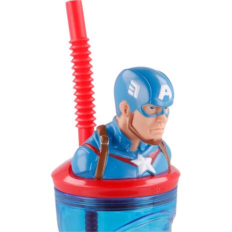 Ποτήρι πλαστικό Stor 3D Avenger Comic Heroes 360ml (530-57766)