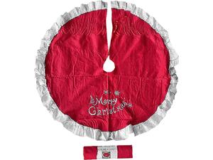 Ποδιά δέντρου Xmasfest "Merry Christmas" Φ100cm - Ανακάλυψε όλα τα Xριστουγεννιάτικα Eίδη για να είσαι έτοιμος έως τα Χριστούγεννα από το Oikonomou-shop.gr.