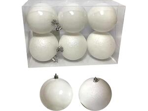 Χριστουγεννιάτικες μπάλες πλαστικές Xmasfest Shiny & Glitter Φ6cm (πακέτο 6 τεμαχίων) - Ανακάλυψε όλα τα Xριστουγεννιάτικα Eίδη για να είσαι έτοιμος έως τα Χριστούγεννα από το Oikonomou-shop.gr.