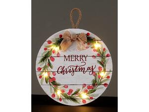 Χριστουγεννιάτικο διακοσμητικό "Merry Christmas" κρεμαστό ξύλινο 29cm - Ανακάλυψε όλα τα Xριστουγεννιάτικα Eίδη για να είσαι έτοιμος έως τα Χριστούγεννα από το Oikonomou-shop.gr.