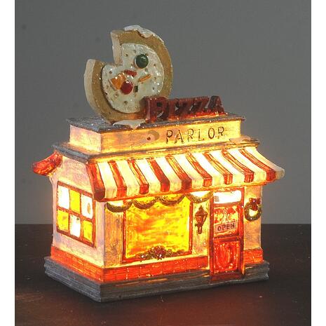 Χριστουγεννιάτικο διακοσμητικό σπίτι "Pizza House" με led -  Ανακάλυψε όλα τα Xριστουγεννιάτικα Eίδη για να είσαι έτοιμος έως τα Χριστούγεννα από το Oikonomou-shop.gr.