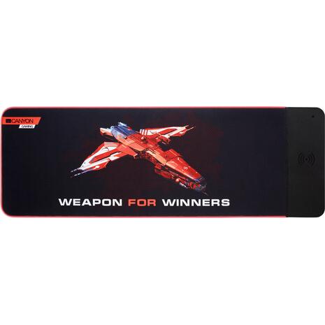 Mouse Pad Canyon CND-CMPW7 Gaming XXL 900mm με ασύρματη φόρτιση