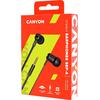 Ακουστικά με μικρόφωνο Canyon SEP-4 mic flat 1.2m black (CNS-CEP4B)