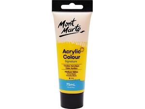 Ακρυλικό χρώμα Mont Marte 04 Medium Yellow 75ml (Medium Yellow)