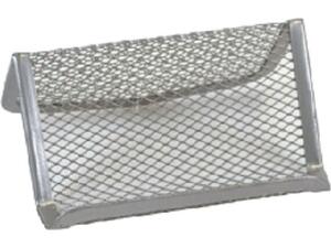 Θήκη για κάρτες μεταλλική 60x90mm διάτρητη ασημί