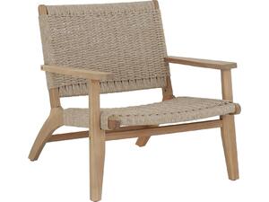 ΠΟΛΥΘΡΟΝΑ LOUNGE MONTER HM6241.01 ΞΥΛΟ ΑΚΑΚΙΑΣ ΦΥΣΙΚΟ-ΣΧΟΙΝΙ ΜΠΕΖ 63.5x60x69Υεκ