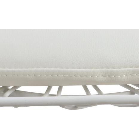 Πολυθρόνα Melia PU λευκό με ξύλινα πόδια 54.5x59x80Υcm HM8047.02 - Έπιπλα για όλους τους χώρους από το Oikonomou-shop