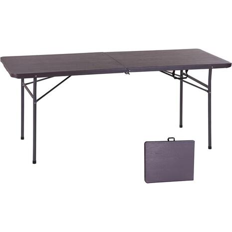 BLOW-Pro Τραπέζι Συνεδρίου - Catering Πτυσσόμενο (Βαλίτσα), HDPE Καρυδί 45mm (ΕΟ179,2) (Καρυδί)