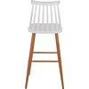 ΣΚΑΜΠΟ ΜΠΑΡ HM8459.01 VANESSA ΣΕ ΛΕΥΚΟ ΧΡΩΜΑ 43x49x107 εκ. (σετ 2 τεμαχίων)