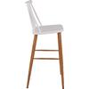 ΣΚΑΜΠΟ ΜΠΑΡ HM8459.01 VANESSA ΣΕ ΛΕΥΚΟ ΧΡΩΜΑ 43x49x107 εκ. (σετ 2 τεμαχίων)