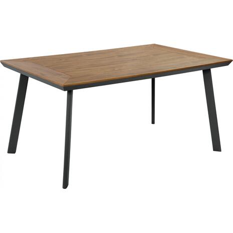ΤΡΑΠΕΖΙ ΑΛΟΥΜΙΝΙΟΥ TABER ΜΕ POLYWOOD HM5132.12 ΓΚΡΙ 160x92x72