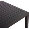 ΤΡΑΠΕΖΙ ΤΡΑΠΕΖΑΡΙΑΣ ΑΛΟΥΜΙΝΙΟΥ SAHIRA HM5571.02 ΑΝΘΡΑΚΙ 140Χ80X75,5Υεκ.