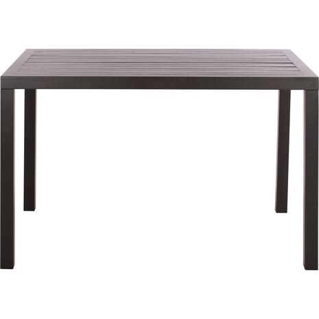 ΤΡΑΠΕΖΙ ΤΡΑΠΕΖΑΡΙΑΣ ΑΛΟΥΜΙΝΙΟΥ SAHIRA HM5571.02 ΑΝΘΡΑΚΙ 140Χ80X75,5Υεκ.