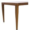 ΤΡΑΠΕΖΙ MEIR ΣΑΛΟΝΙΟΥ ΑΛΟΥΜΙΝΙΟΥ BAMBOO LOOK ΜΕ ΓΥΑΛΙ 100Χ58Χ46 HM5551.01