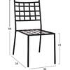 ΜΕΤΑΛΛΙΚΗ ΚΑΡΕΚΛΑ EMERY HM5509 ΣΕ ΜΑΥΡΗ ΑΠΟΧΡΩΣΗ 46x58x88  cm