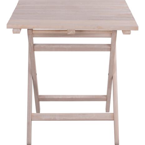 ΤΡΑΠΕΖΙ ΣΚΗΝΟΘΕΤΗ ΛΗΜΝΟΣ 70Χ70 CHALK FINISH ΛΕΥΚΟ ΕΜΠΟΤΙΣΜΟΥ HM5648.03