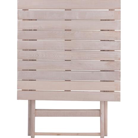 ΤΡΑΠΕΖΙ ΣΚΗΝΟΘΕΤΗ ΛΗΜΝΟΣ 70Χ70 CHALK FINISH ΛΕΥΚΟ ΕΜΠΟΤΙΣΜΟΥ HM5648.03