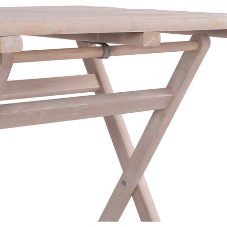 ΤΡΑΠΕΖΙ ΣΚΗΝΟΘΕΤΗ ΛΗΜΝΟΣ 70Χ70 CHALK FINISH ΛΕΥΚΟ ΕΜΠΟΤΙΣΜΟΥ HM5648.03