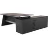 ΓΡΑΦΕΙΟ ΕΠΑΓΓΕΛΜΑΤΙΚΟ ΑΡΙΣΤΕΡΗ ΓΩΝΙΑ ROSEWOOD HM2083L 220X180X76Υεκ.