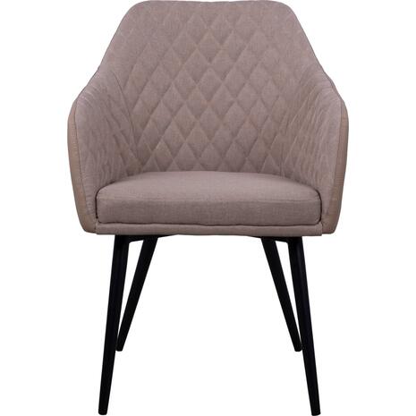 ΠΟΛΥΘΡΟΝΑΚΙ CHARLES HM8522.07 ΜΕ ΥΦΑΣΜΑ ΜΠΕΖ & PU ΜΠΕΖ 57x63x83Υ εκ.