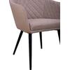 ΠΟΛΥΘΡΟΝΑΚΙ CHARLES HM8522.07 ΜΕ ΥΦΑΣΜΑ ΜΠΕΖ & PU ΜΠΕΖ 57x63x83Υ εκ.