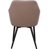 ΠΟΛΥΘΡΟΝΑΚΙ CHARLES HM8522.07 ΜΕ ΥΦΑΣΜΑ ΜΠΕΖ & PU ΜΠΕΖ 57x63x83Υ εκ.