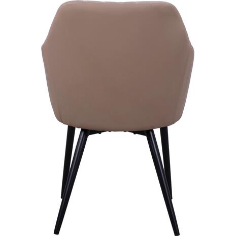 ΠΟΛΥΘΡΟΝΑΚΙ CHARLES HM8522.07 ΜΕ ΥΦΑΣΜΑ ΜΠΕΖ & PU ΜΠΕΖ 57x63x83Υ εκ.