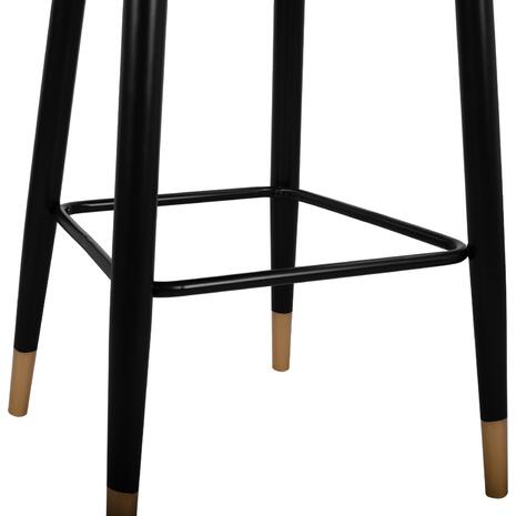 ΣΚΑΜΠΟ ΜΠΑΡ SERENITY HM8519.01 ΑΠΟ ΒΕΛΟΥΔΟ ΓΚΡΙ ΜΕ ΜΕΤΑΛΛΙΚΟ ΣΚΕΛΕΤΟ 51Χ57Χ110Υ εκ. (σετ 2 τεμαχίων)