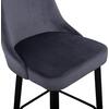 ΣΚΑΜΠΟ ΜΠΑΡ SERENITY HM8519.01 ΑΠΟ ΒΕΛΟΥΔΟ ΓΚΡΙ ΜΕ ΜΕΤΑΛΛΙΚΟ ΣΚΕΛΕΤΟ 51Χ57Χ110Υ εκ. (σετ 2 τεμαχίων)