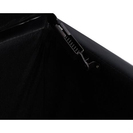 ΣΚΑΜΠΟ PU ΜΕ ΑΠΟΘΗΚΕΥΤΙΚΟ ΧΩΡΟ TRISCUBE ΜΑΥΡΟ HM223.01 121x51.5x50Υ εκ.
