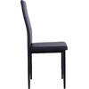 ΚΑΡΕΚΛΑ ΜΕΤΑΛΛΙΚΗ LADY HM0037.12 ΜΑΥΡΟ PU ΜΕΤΑΛΛΙΚΟ ΣΚΕΛΕΤΟ K/D 40x48x95 εκ. (σετ 4 τεμαχίων) (Μαύρο)