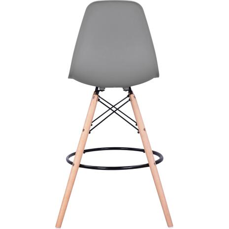 ΣΚΑΜΠΟ ΜΠΑΡ RENATA HM0173.10 ΓΚΡΙ 58x56x107Υ εκ. (σετ 4 τεμαχίων)