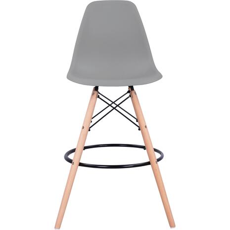 ΣΚΑΜΠΟ ΜΠΑΡ RENATA HM0173.10 ΓΚΡΙ 58x56x107Υ εκ. (σετ 4 τεμαχίων)