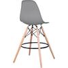 ΣΚΑΜΠΟ ΜΠΑΡ RENATA HM0173.10 ΓΚΡΙ 58x56x107Υ εκ. (σετ 4 τεμαχίων)