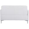 ΚΑΝΑΠΕΣ 2ΘΕΣΙΟΣ NELLIE HM3159.22 ΜΕ ΛΕΥΚΟ PU 113x71x71Υ εκ.