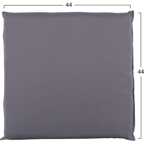 ΜΑΞΙΛΑΡΙ ΥΦΑΣΜΑΤΙΝΟ ΓΚΡΙ 44x44x5,5 εκ. HM5746.10