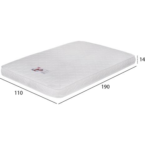 ΣΤΡΩΜΑ ΑΦΡΟΥ ΧΩΡΙΣ ΕΛΑΤΗΡΙΑ JORDY 110X190x15Y-- HM374.02  (ROLL PACKING) ΛΕΥΚΟ