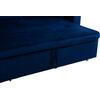 ΚΑΝΑΠΕΣ ΓΩΝΙΑ ΚΡΕΒΑΤΙ WAYNE 224x147x85Υεκ. HM3028.18 ΒΕΛΟΥΔΟ ΜΠΛΕ