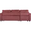 ΚΑΝΑΠΕΣ ΓΩΝΙΑ ΚΡΕΒΑΤΙ WAYNE 224x147x85Υεκ. HM3028.12 ΒΕΛΟΥΔΟ ΣΑΠΙΟ ΜΗΛΟ (Σάπιο Μήλο)