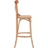 ΣΚΑΜΠΟ ΜΕΣ.ΥΨΟΥΣ GIOLIANA HM8750.01 ΑΠΟ ΟΞΙΑ ΦΥΣΙΚΟ ΜΕ PLYWOOD ΚΑΘΙΣΜΑ 46x46x101Υ εκ.