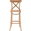 ΣΚΑΜΠΟ ΜΕΣ.ΥΨΟΥΣ GIOLIANA HM8750.01 ΑΠΟ ΟΞΙΑ ΦΥΣΙΚΟ ΜΕ PLYWOOD ΚΑΘΙΣΜΑ 46x46x101Υ εκ.