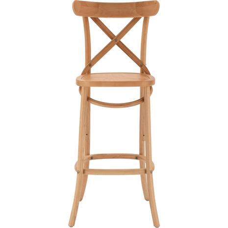 ΣΚΑΜΠΟ ΜΕΣ.ΥΨΟΥΣ GIOLIANA HM8750.01 ΑΠΟ ΟΞΙΑ ΦΥΣΙΚΟ ΜΕ PLYWOOD ΚΑΘΙΣΜΑ 46x46x101Υ εκ.