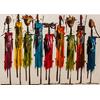 ΠΙΝΑΚΑΣ ΚΑΜΒΑΣ COLORFUL AFRICAN ART HM7197.02 100X3X70 εκ.