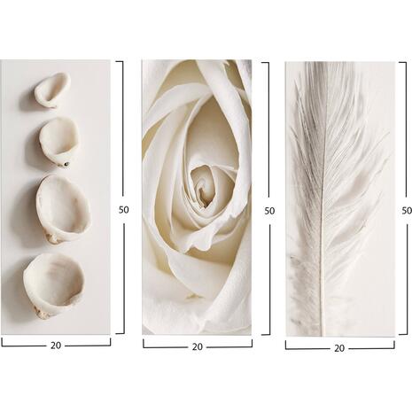 ΠΙΝΑΚΑΣ ΤΡΙΠΤΥΧΟ MDF NATURAL ELEMENTS HM7204.05 60X0,3X50 εκ.
