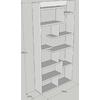 ΒΙΒΛΙΟΘΗΚΗ GRETEL ΛΕΥΚΗ 90x22x182 εκ. HM8865.01