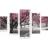 ΠΙΝΑΚΑΣ ΠΕΝΤΑΠΤΥΧΟ MDF BLOOMING TREE 82Χ56x3  HM7207.04