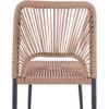 ΚΑΡΕΚΛΑ ΑΛΟΥΜΙΝΙΟΥ ΓΚΡΙ ΜΕ P.E.TWIST RATTAN ΜΠΕΖ HM5770.02 45x63x82Υ εκ.