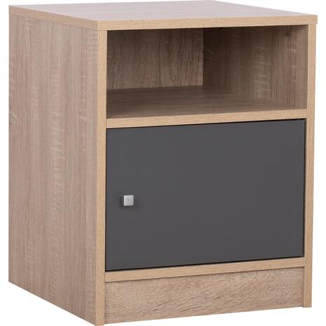 ΚΟΜΟΔΙΝΟ MALORY HM2205.04 ΜΕΛΑΜΙΝΗ SONAMA-ΓΚΡΙ 40x40x50Yεκ.
